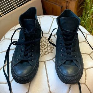 Chuck Taylor All Star black on black high tops